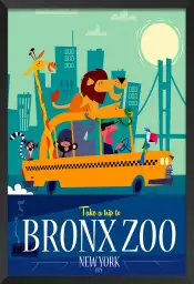 Bronx Zoo - poster de new york