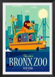 Bronx Zoo - poster de new york