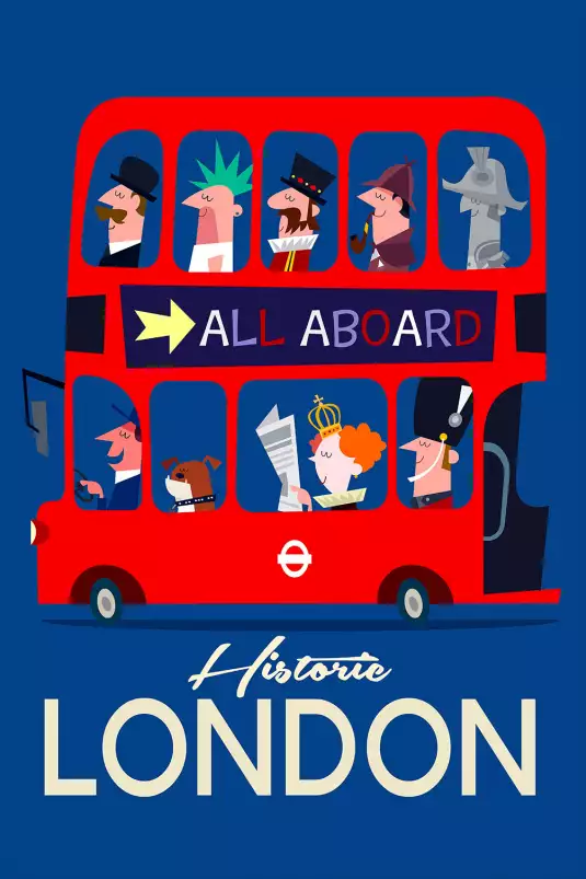 Bus London - poster du monde