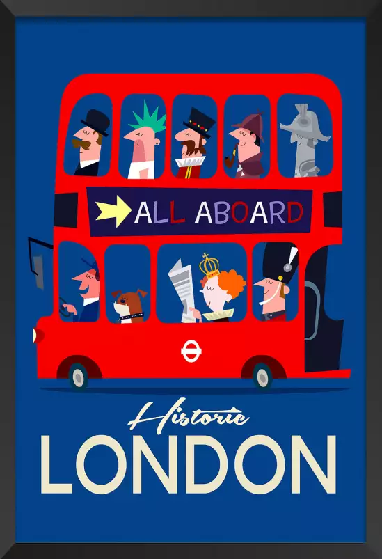 Bus London - poster du monde