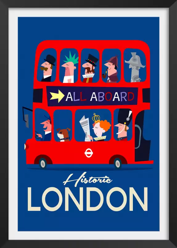 Bus London - poster du monde