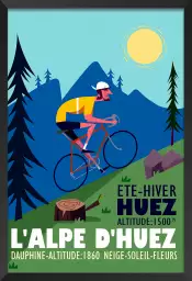 L'Alpe D'Huez - poster les alpes