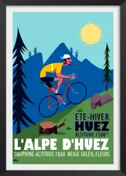 L'Alpe D'Huez - poster les alpes