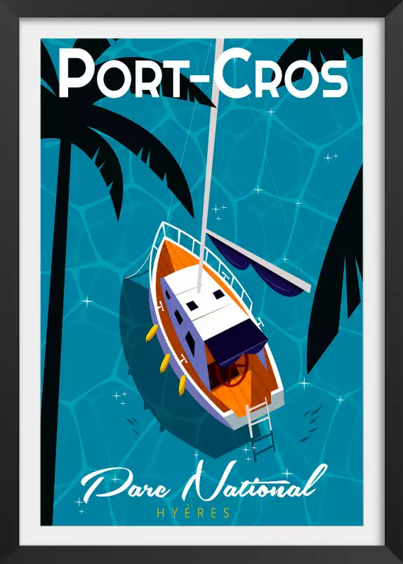 Port Cros - poster sud est