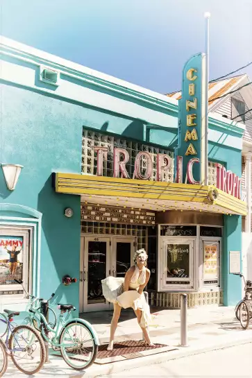 Tropic cinema, Key West, 416, Eaton Street - tableau ville