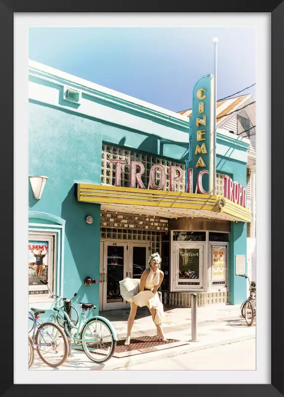 Tropic cinema, Key West, 416, Eaton Street - tableau ville