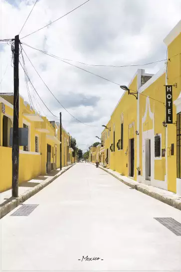 Tableau ville du Mexique - Izamal
