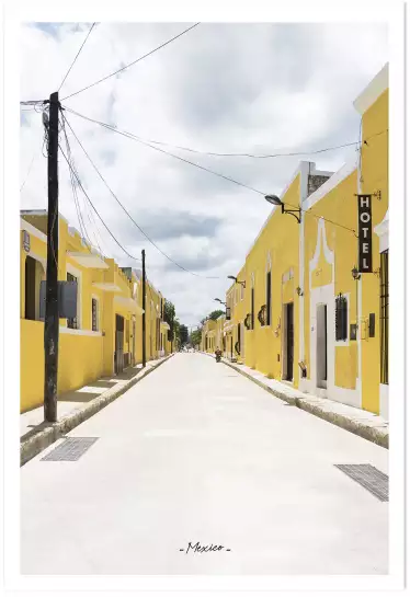 Tableau ville du Mexique - Izamal