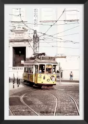 WelcometoPortugal Tram24 vintage - tableau ville