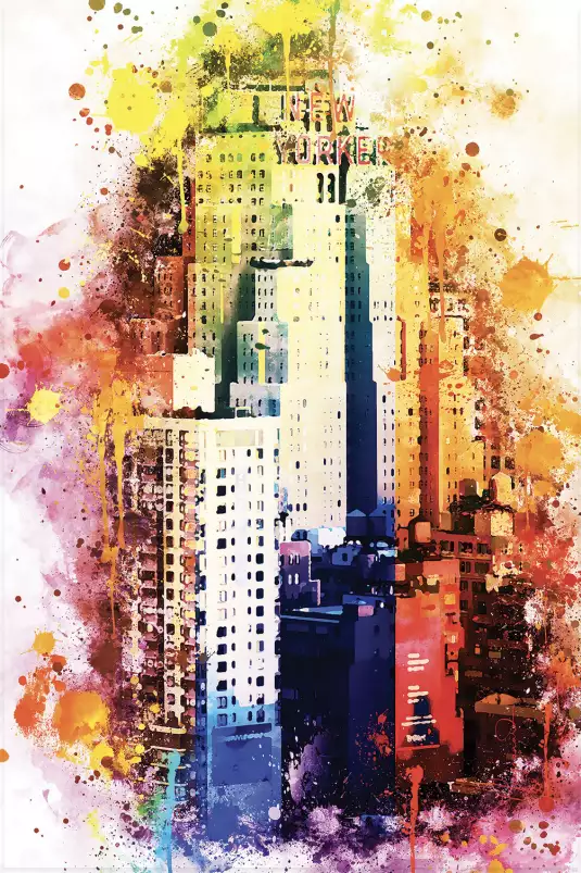 The New Yorker flash vision - poster de new york