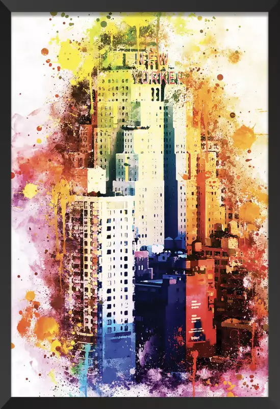 The New Yorker flash vision - poster de new york