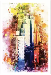 The New Yorker flash vision - poster de new york