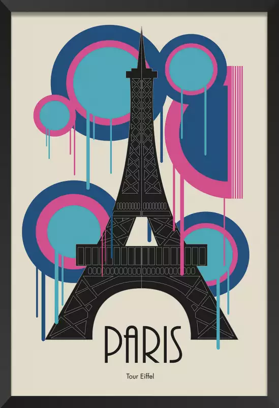 Paris France - affiche paris