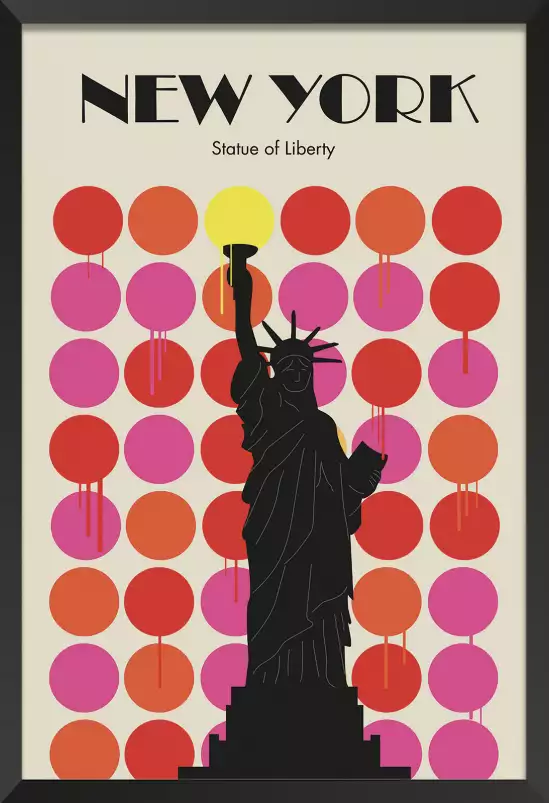 Statue Of Liberty New York USA - affiche new york