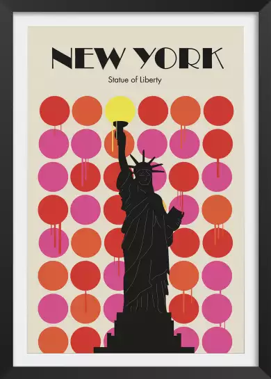 Statue Of Liberty New York USA - affiche new york