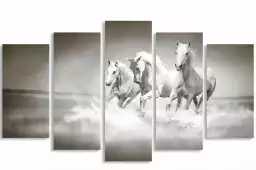 Trio au galop - posters chevaux