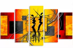 Danse - tableau design africain