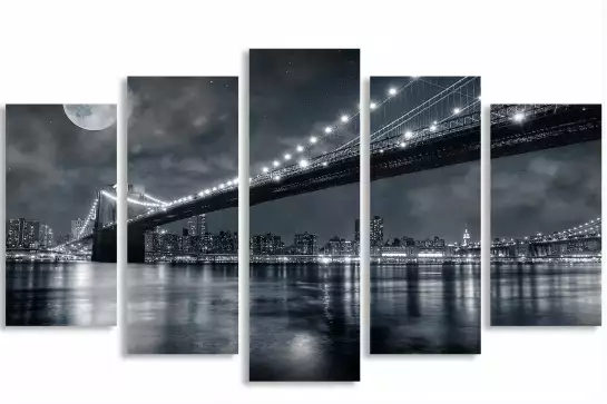 Brooklyn bridge - affiche new york