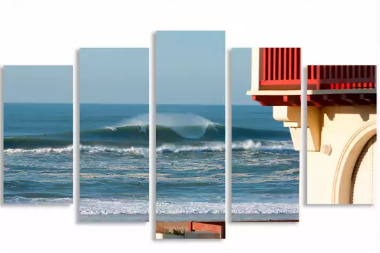 Surf à hossegor - poster surf