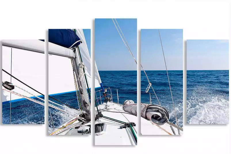 Skipper voilier - tableau mer Skipper voilier - tableau mer