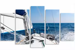 Skipper voilier - tableau mer Skipper voilier - tableau mer