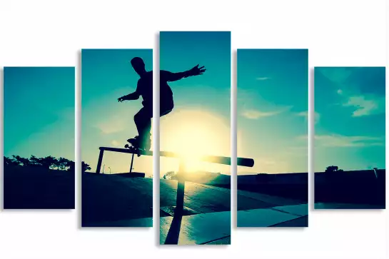 Skater - tableau urbain