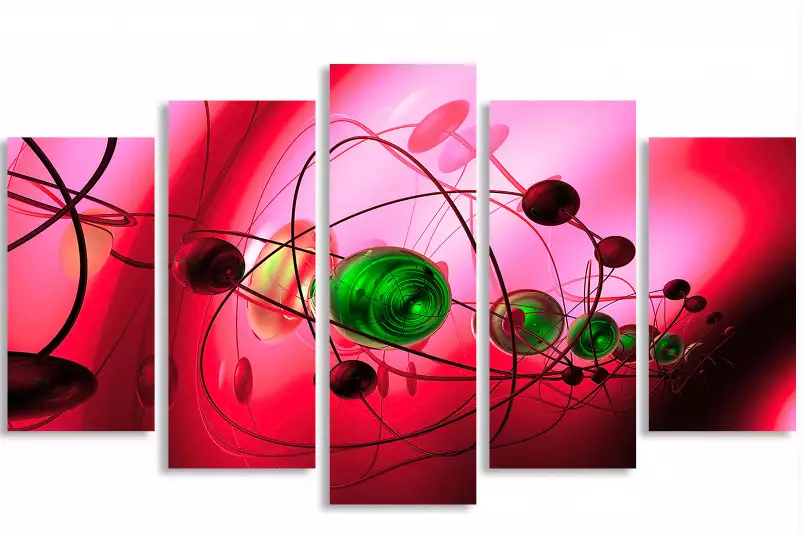 Interny - tableau abstrait design Interny - tableau abstrait design