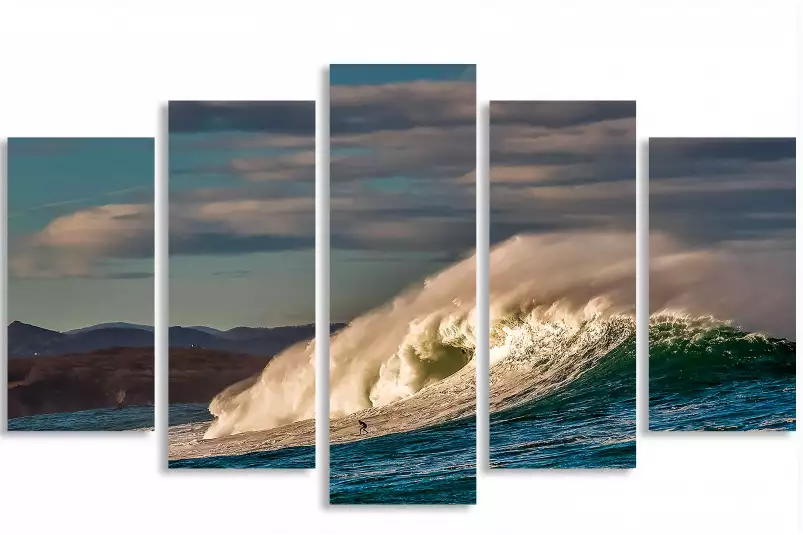 Vague belharra - affiche paysage ocean Vague belharra - affiche paysage ocean