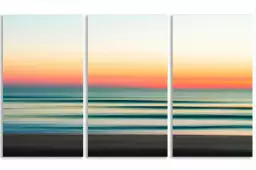Sunset lines - affiche paysage ocean