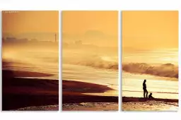 Plage anglet - affiche paysage ocean