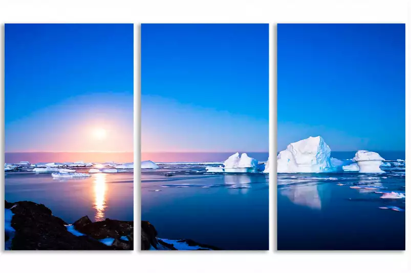 Ocean iceberg - poster paysage