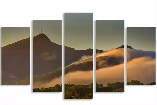 La montagne de la rhune - paysage pyrenees