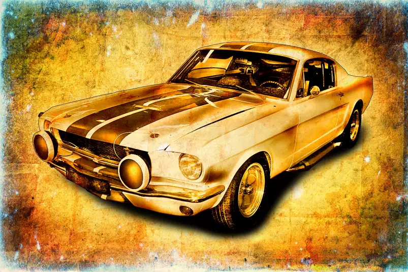 Mustang - poster voitures