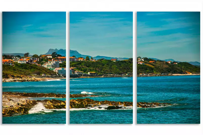 Vue du pays basque - basque region