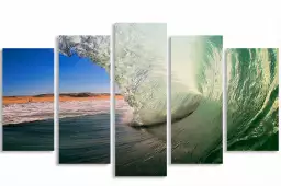 Tube landais - tableau bord de mer plage Tube landais - tableau bord de mer plage