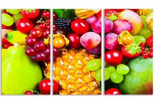 Sélection de fruits - tableaux de fruits