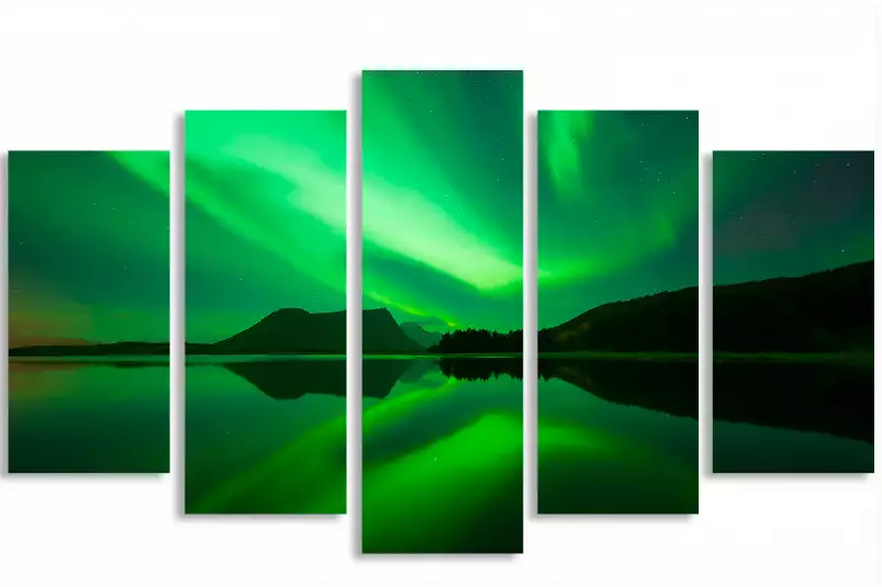 Lofoten boreale - tableau paysage