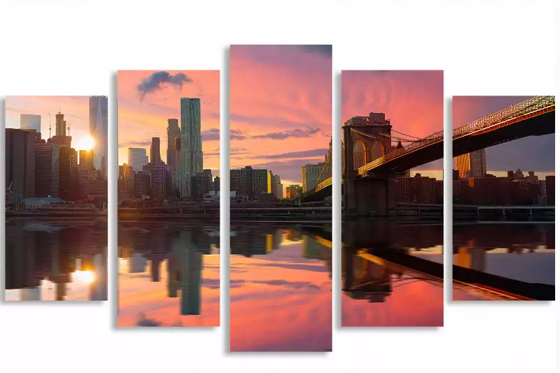Hudson river manhattan - poster de new york Hudson river manhattan - poster de new york