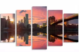 Hudson river manhattan - poster de new york Hudson river manhattan - poster de new york
