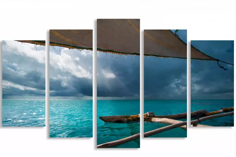 Sous la voile océan indien - affiche ocean