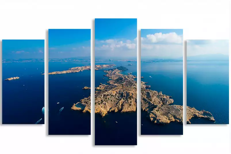 Iles frioul - poster mer Iles frioul - poster mer