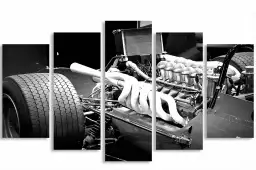 Detail moteur - poster automobile