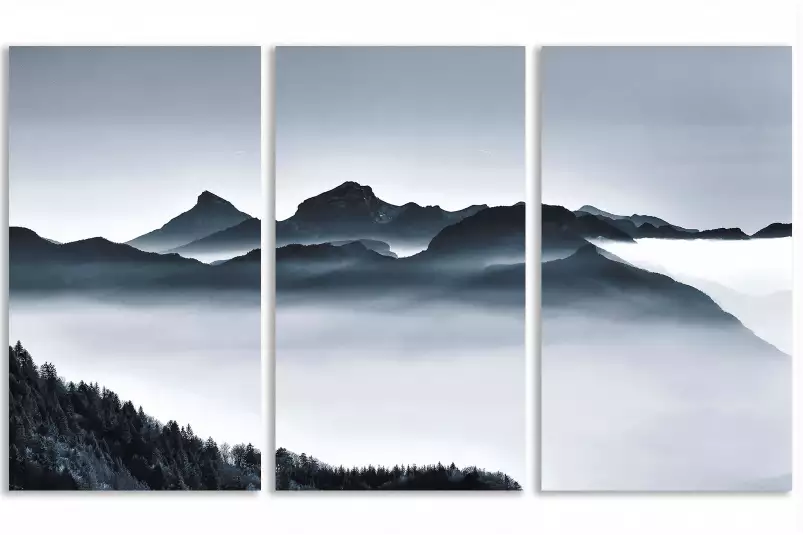 Calme et zen - poster montagnes