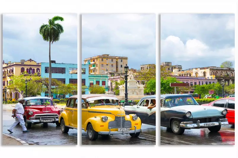 Au cœur de cuba - affiche ville du monde