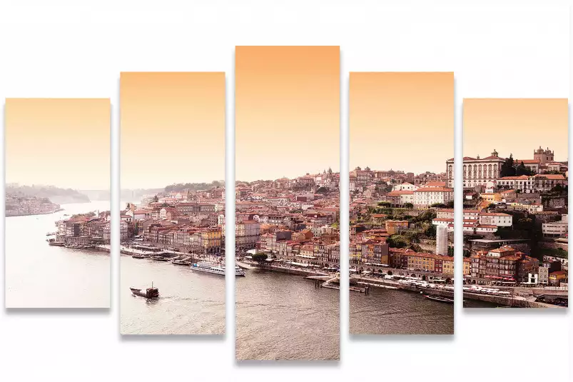 Porto vue du Douro - affiche ville du monde