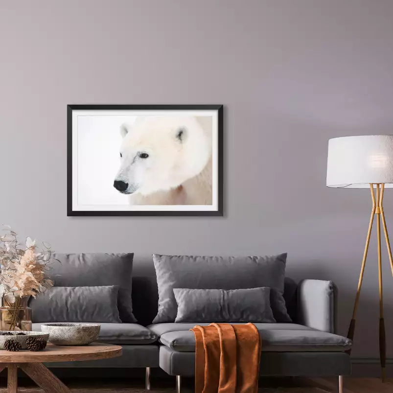 Ours blanc polaire - tableau animaux