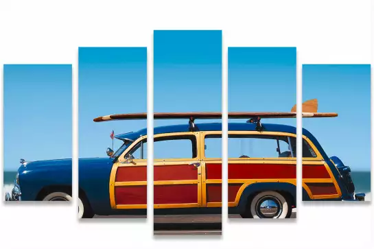 Surf car de legende - poster voitures