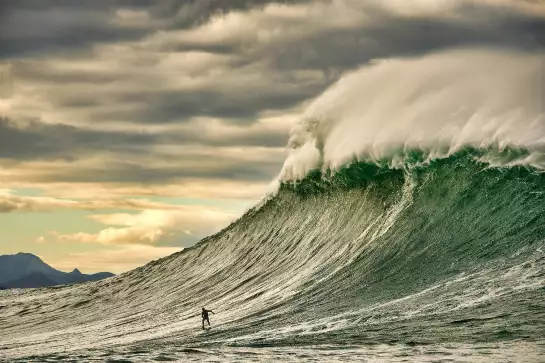 Surf belharra - affiche paysage ocean