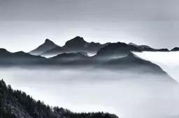 Calme et zen - poster montagnes