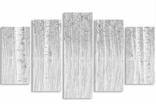 Perspective trees - tableau foret